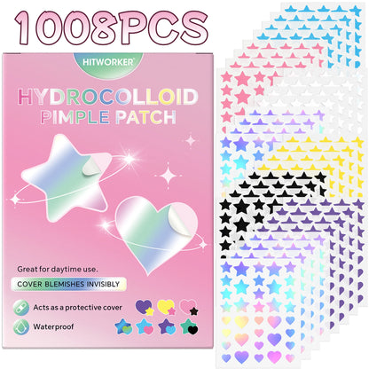 1008/504 pieces/box of acne patches, non irritating acne stickers, high-quality salicylic acid and tea tree oil acne patches