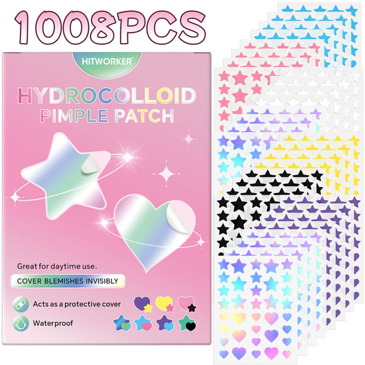 1008/504 pieces/box of acne patches, non irritating acne stickers, high-quality salicylic acid and tea tree oil acne patches