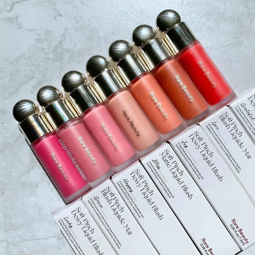 Rare Beauty Liquid Blush Lipstick Blush Eyes Cheek Blusher Waterproof Mositure Face Contour Shadow Liquid Lip Gloss Plump Makeup