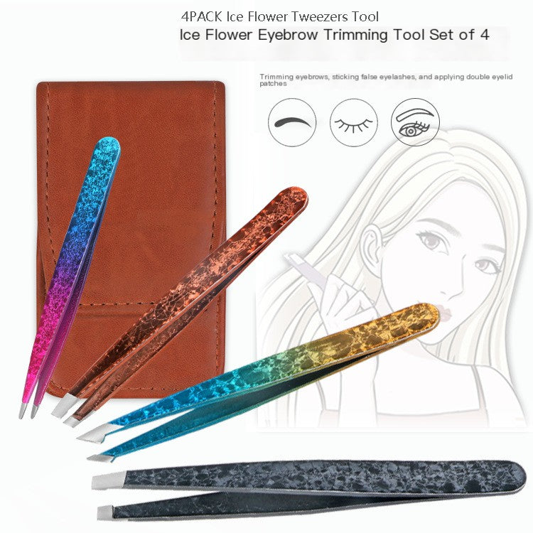 Dual-Purpose Steel Tweezers Beauty Kit