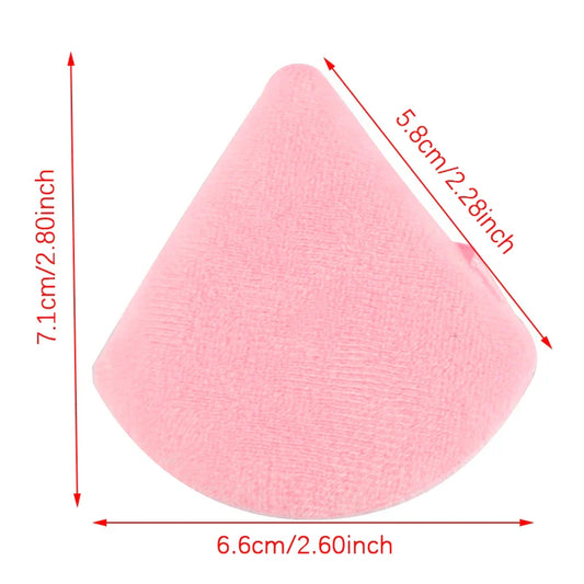 Triangle Velvet Makeup Puffs