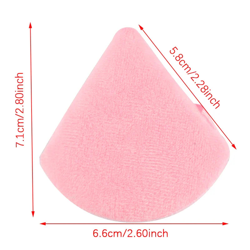 Triangle Velvet Makeup Puffs