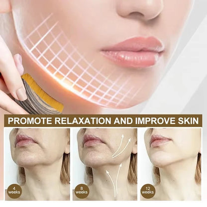 Massager Lymphatic Contour Face Brush Chin Jawline Sculpting Drainage Massager Face Ergonomically Designed Fit Skin Precisely