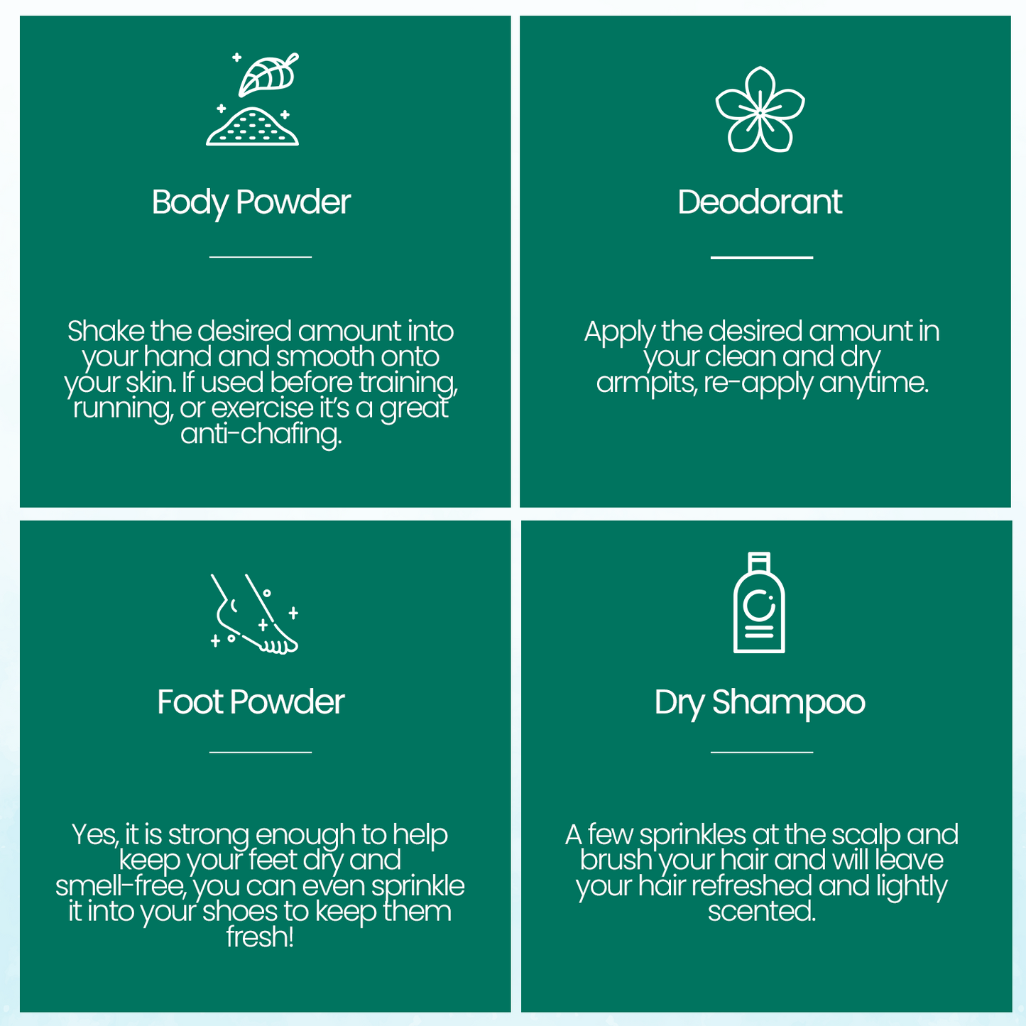 Eco-Friendly Body Powder