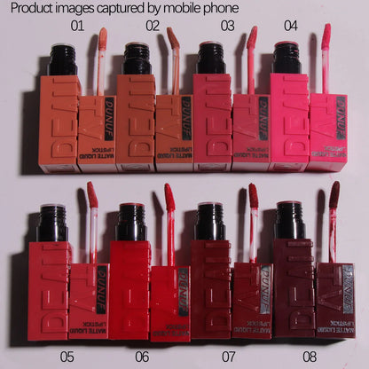 Matte Velvet Liquid Lipstick – Long-Wear Plumping Color