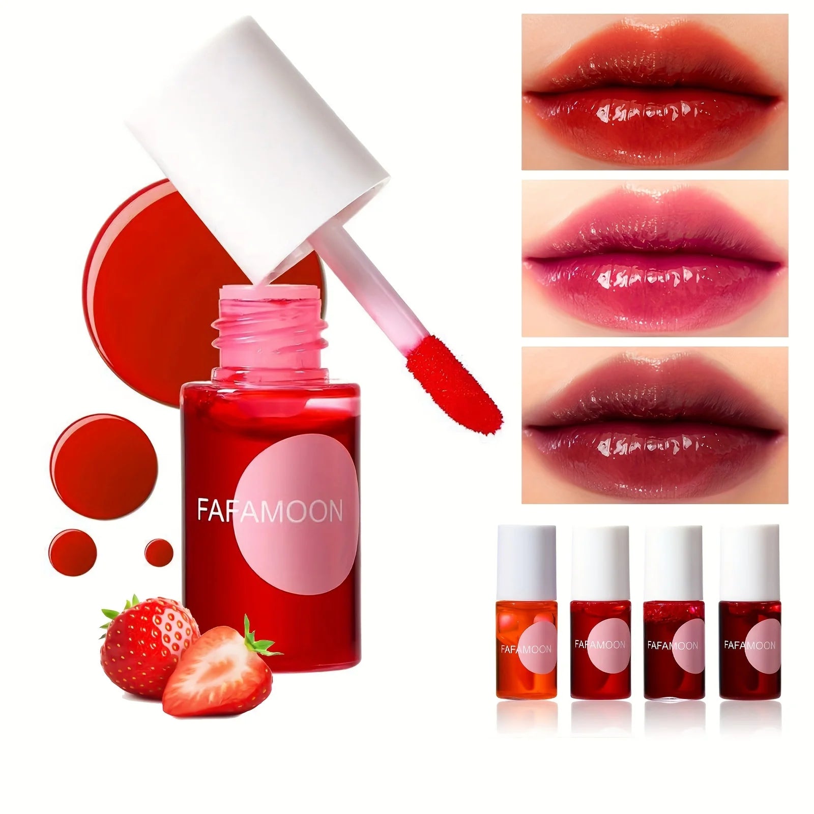 Fruity Lip Tint Water Gloss – Moisturizing Long Wear