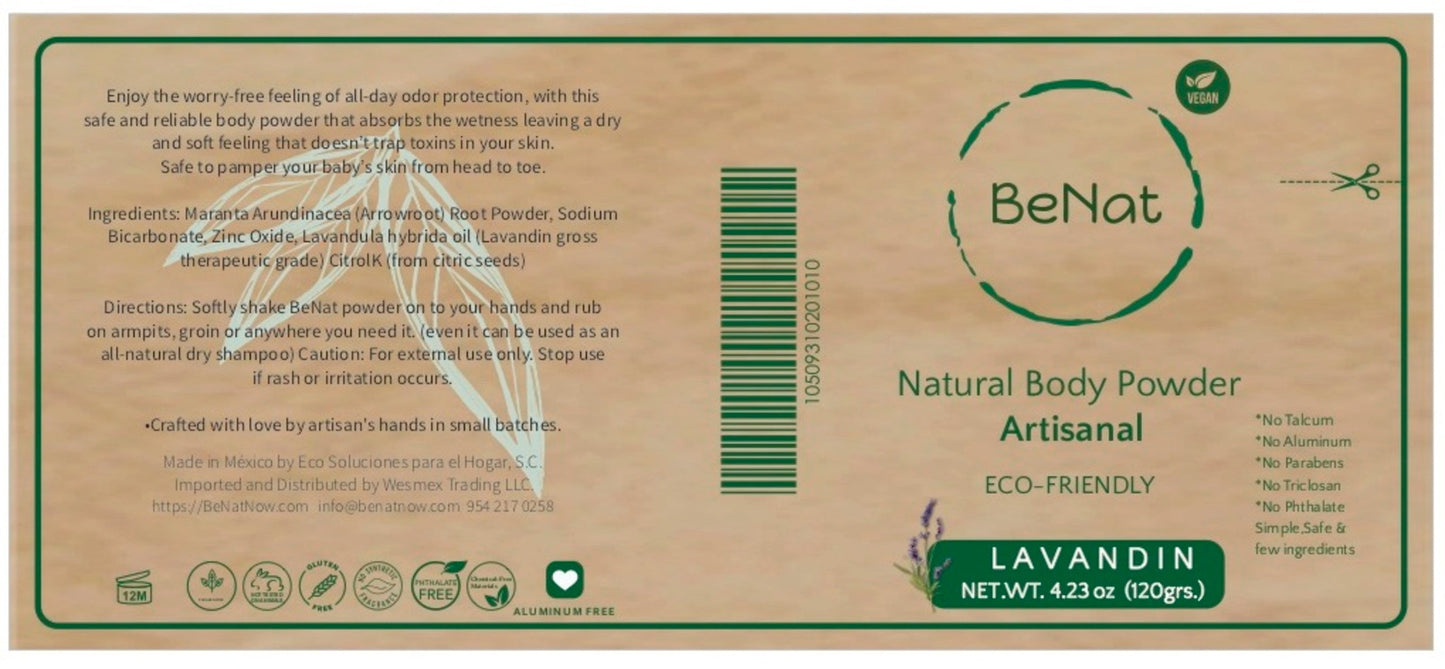 Eco-Friendly Body Powder