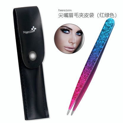Dual-Purpose Steel Tweezers Beauty Kit