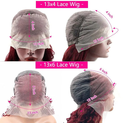 Bold Burgundy HD Lace Wig