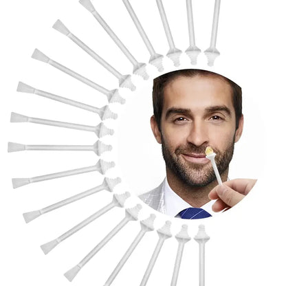 Dual-Tip Nasal Hair Wax Applicators