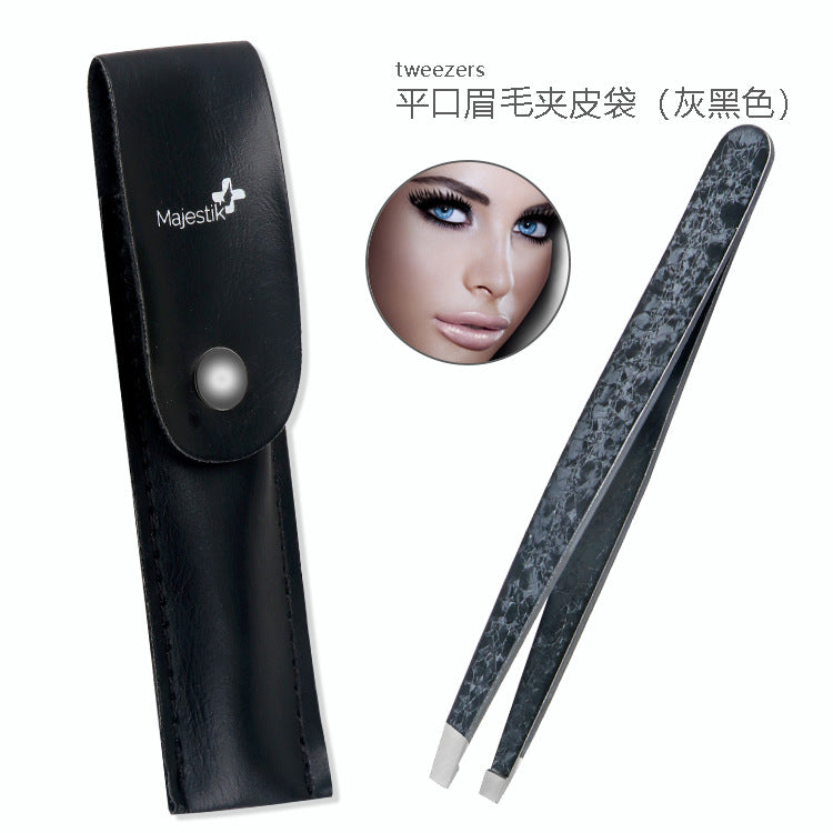 Dual-Purpose Steel Tweezers Beauty Kit